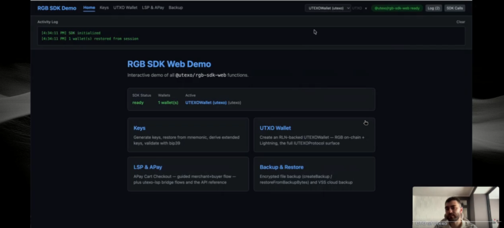 SDK live demo