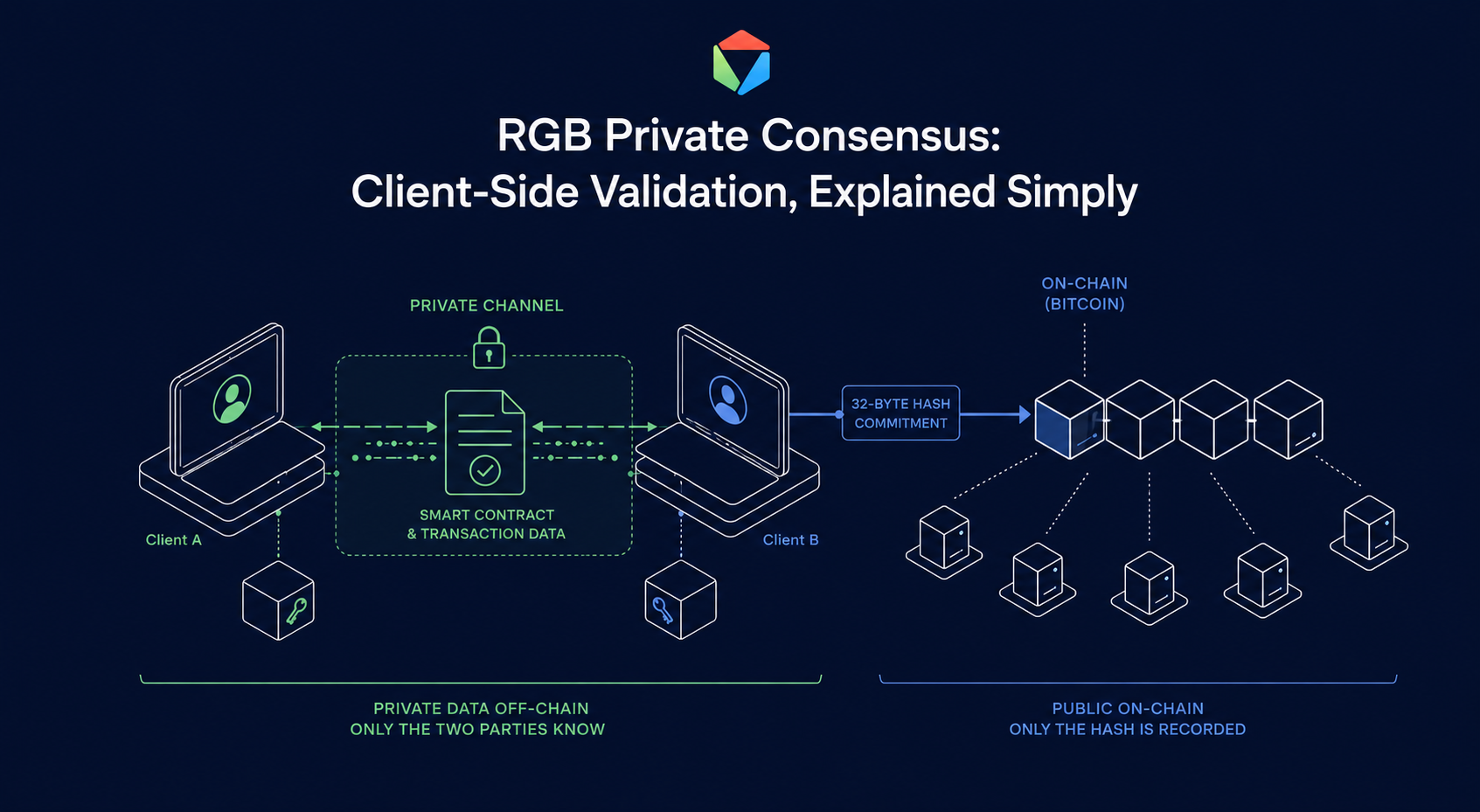 Ron of BiHelix explaining RGB private consensus (client-side validation), RGB community explainer series, X Space